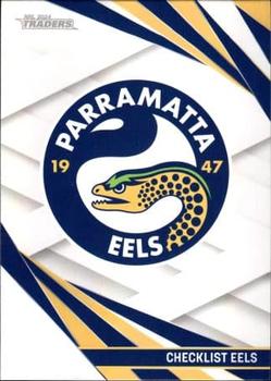 2024 NRL Traders Titanium - Pearl Special #PS091 Parramatta Eels Checklist Front